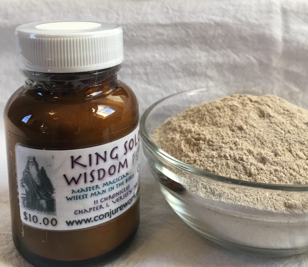 King Solomon Wisdom Powder at conjurework.com by Magus (Kevin Trent Boswell)